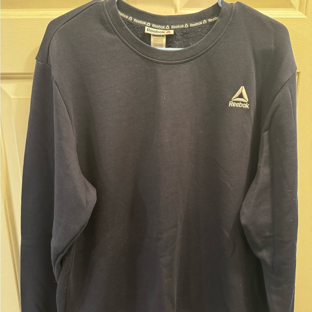 Reebok Men's Black Crewneck Sweatshirt